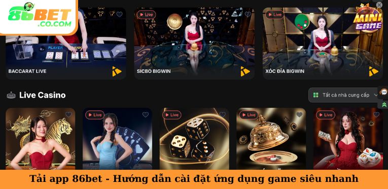Tải App 86bet - Hướng Dẫn Cài Đặt Ứng Dụng Game Siêu Nhanh Tải App 86bet - Hướng Dẫn Cài Đặt Ứng Dụng Game Siêu Nhanh